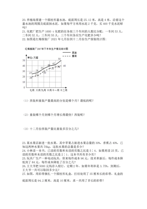 小升初数学应用题50道【word】.docx