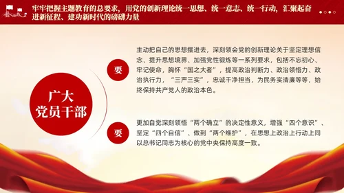 红色党建第二批主题教育党课党的创新理论课件PPT