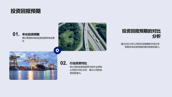 汽车业季度财报PPT模板