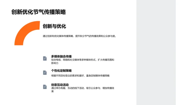 秋分媒体传播报告PPT模板