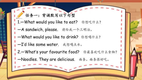 Unit 3 What would you like 单元复习(二)-重点句型+典型例题（共25张P