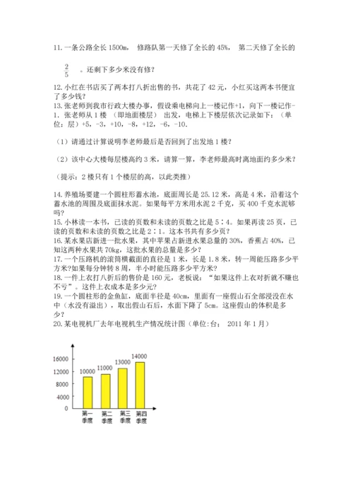 六年级小升初数学解决问题50道及参考答案【实用】.docx