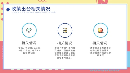 教育改革双减政策解读PPT模板