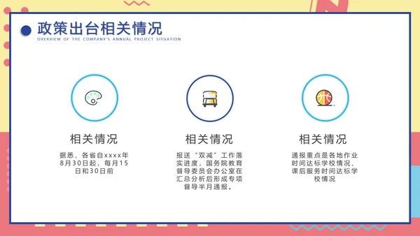 教育改革双减政策解读PPT模板