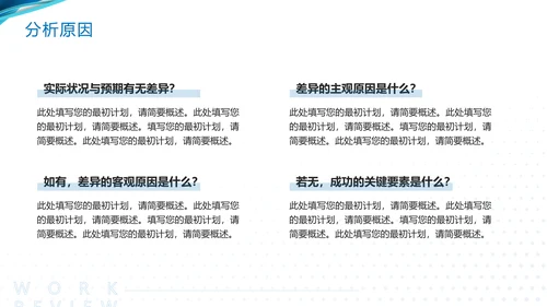蓝色简约工作复盘工作总结PPT模板宣传PPT动态PPT