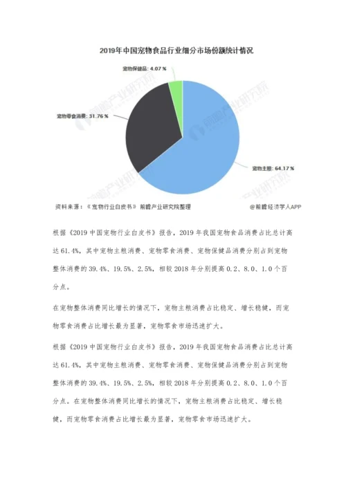 中国宠物食品行业市场现状及竞争格局分析-市场集中度仍相对较低.docx