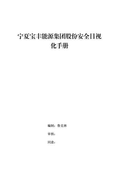 能源集团安全目视化手册模板.docx