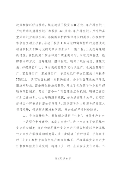 乡政府工作总结范文.docx