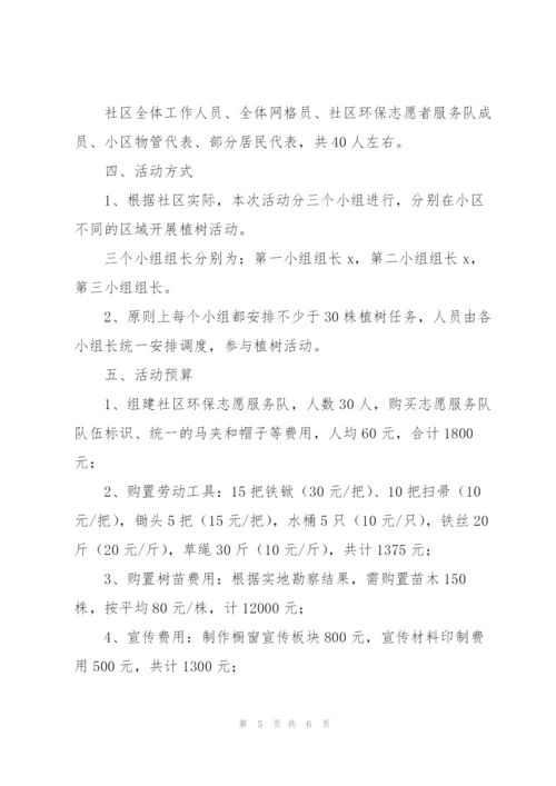2022年党支部植树节活动策划案集锦.docx