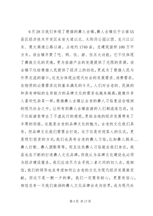 外出参观培训学习心得体会.docx