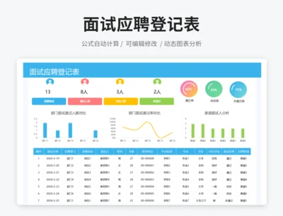 面试应聘登记表