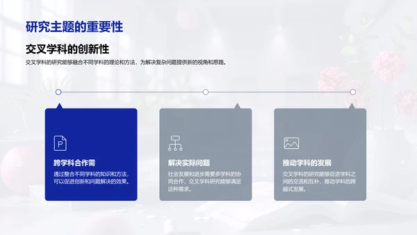 交叉学科研究答辩PPT模板