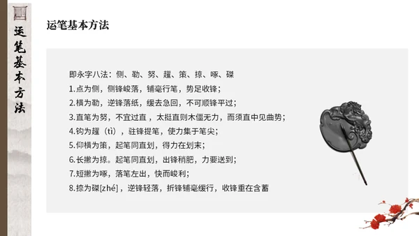毛笔字书法课通用PPT模板