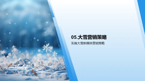 大雪节气新媒体策略