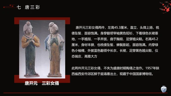 隋唐五代陶瓷文化艺术设计PPT模板