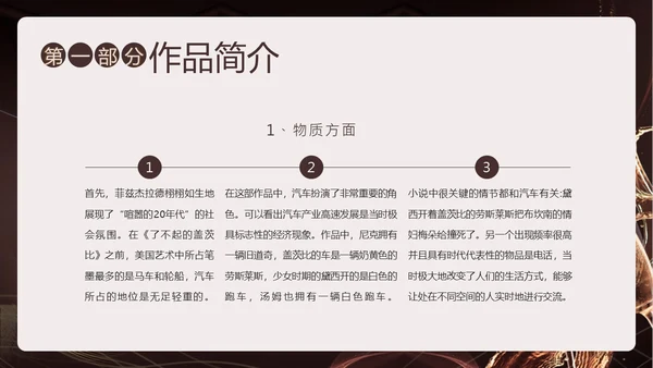 小说了不起的盖茨比阅读赏析PPT课件读书分享