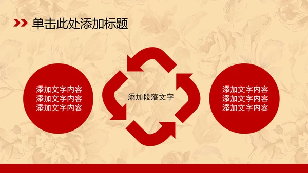 古典大气床上用品ppt动态模板