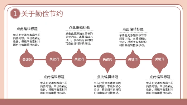 勤俭节约从我做起主题班会通用PPT模板