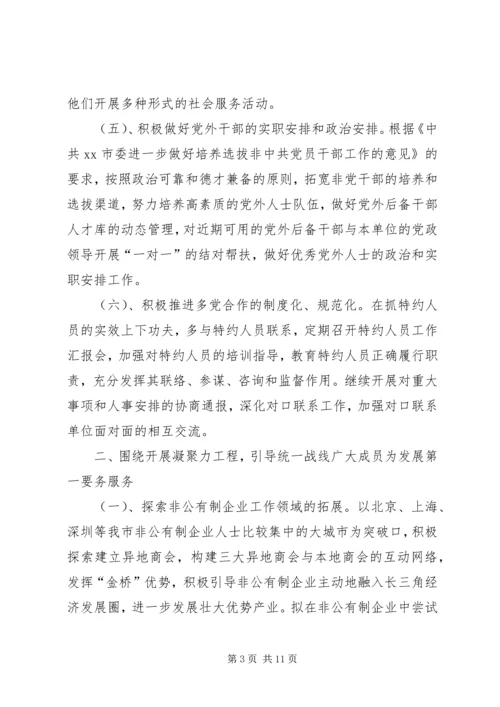 市委统战部工作计划 (3).docx