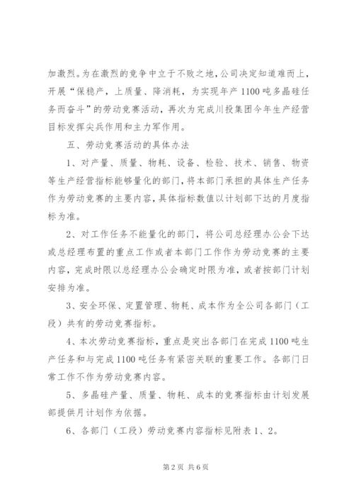 企业劳动竞赛活动实施方案 (2).docx