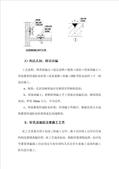 结构渗水专项整治专题方案