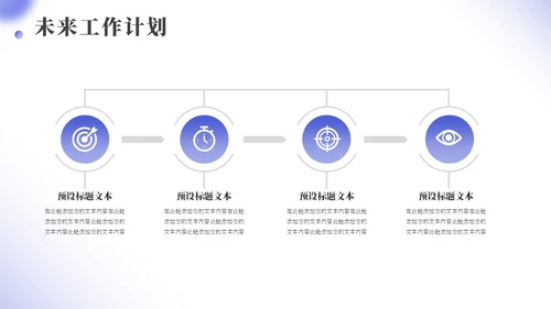 简约商务年终工作总结汇报PPT