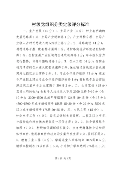 村级党组织分类定级评分标准 (2).docx