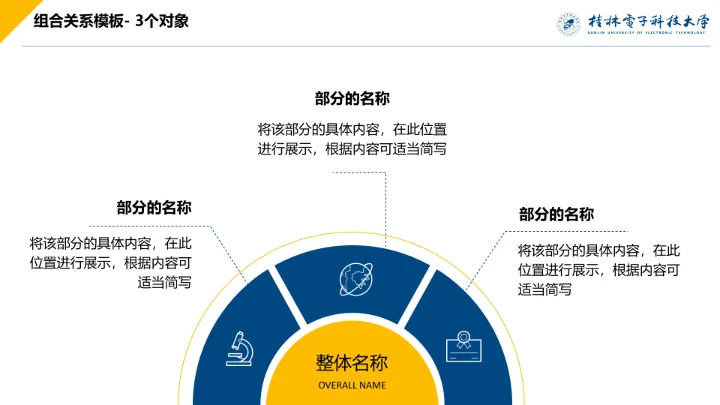 浅色简约风桂林电子科技大学专属课题学术汇报毕业答辩通用PPT模板