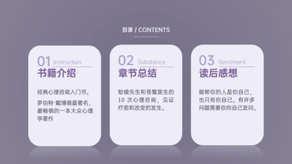 《蛤蟆先生去看心理医生》治愈心灵的力量通用PPT模板