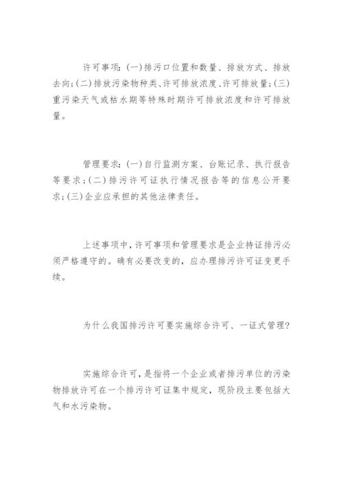 排污许可证相关知识介绍.docx