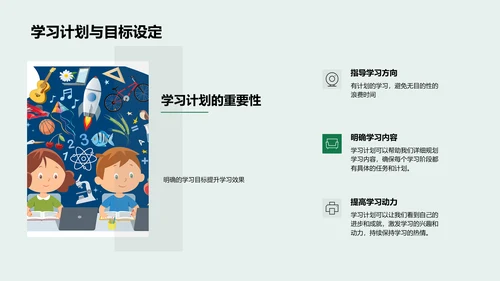 制定有效学习计划PPT模板