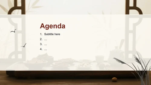 简约实景中国风中医药科普介绍主题模板