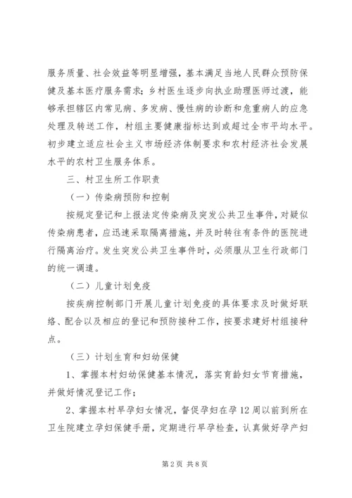 全市村卫生室标准化建设验收办法 (2).docx