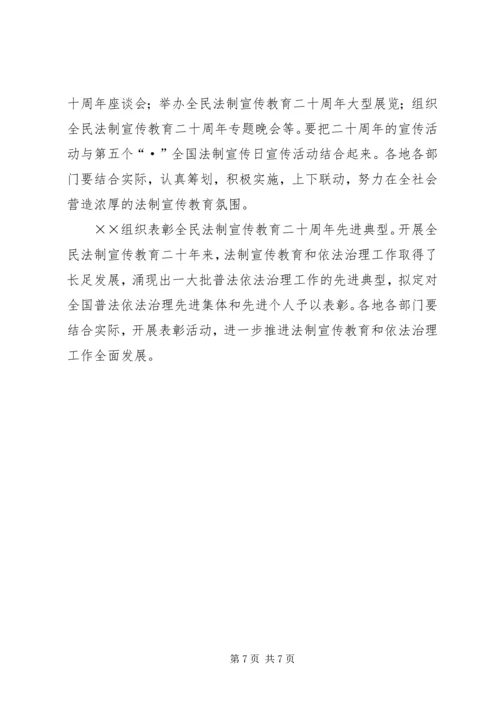 二五年全国普法依法治理工作要点.docx