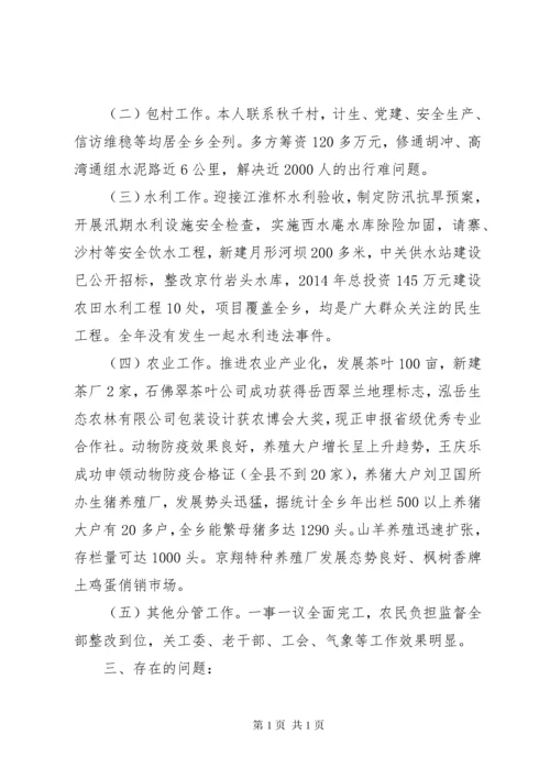 乡副乡长个人述职报告.docx