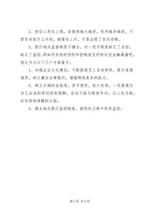 思想汇报：参观金融系统反腐倡廉建设展有感 (2).docx