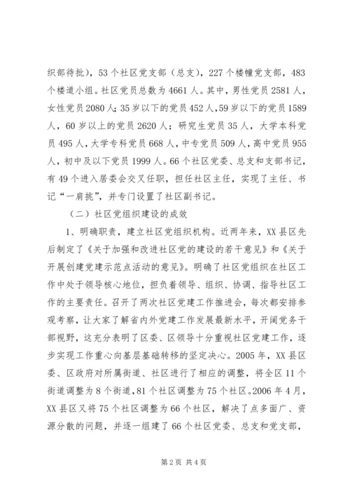 社区党建工作现状的调查与思考 (6).docx