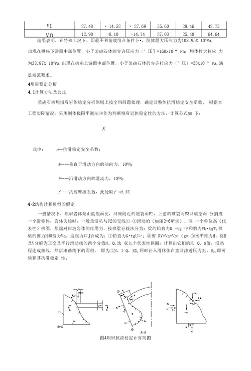 某小型砌石拱坝的结构分析