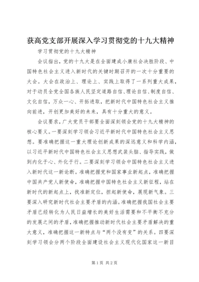 获高党支部开展深入学习贯彻党的十九大精神 (5).docx