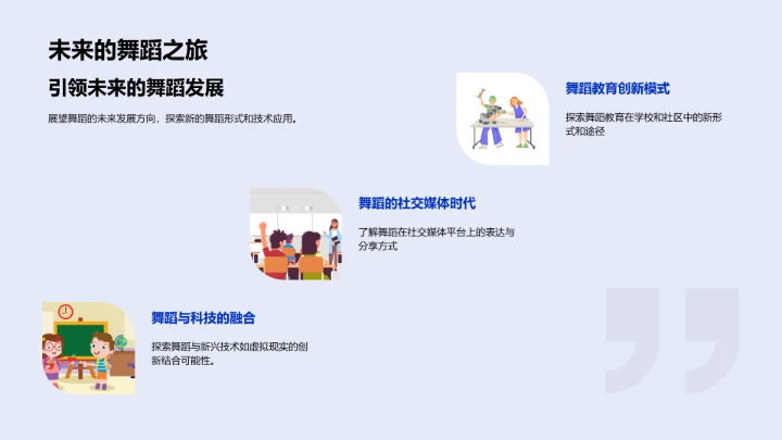 舞蹈艺术教学概览PPT模板