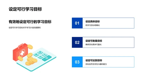 学习计划制定教程PPT模板