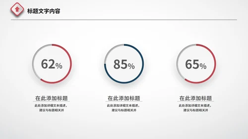 红黑简约风述职报告工作PPT模板