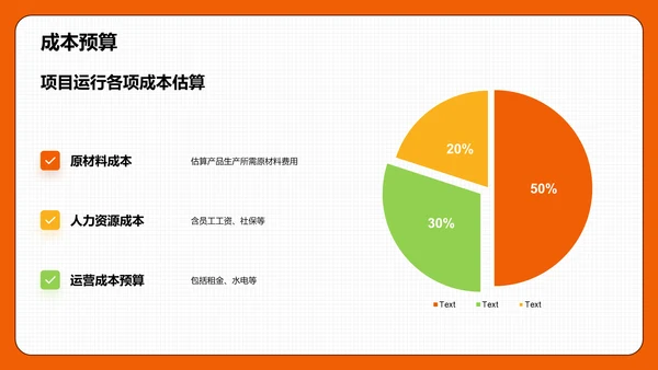 橙色插画风挑战杯创业计划书PPT模板