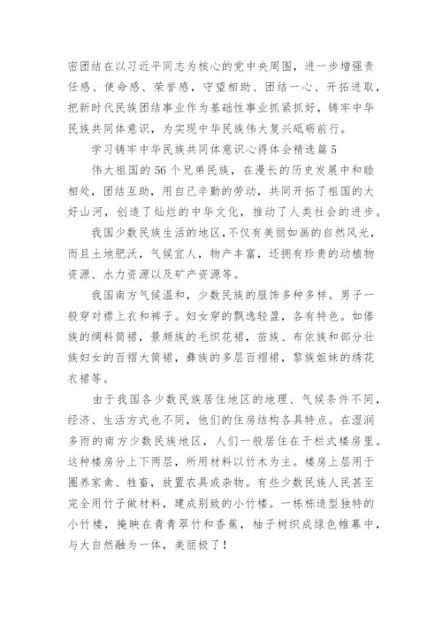 学习铸牢中华民族共同体意识心得体会（24篇）.docx
