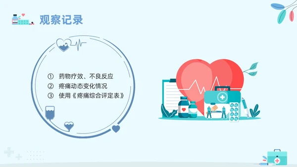 蓝色卡通安宁疗护护理PPT模板宣传PPT动态PPT护理查房