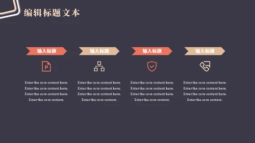 暗金轻奢商业计划书通用PPT模板