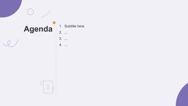 紫色扁平风远程办公PPT主题