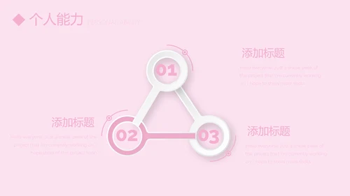 粉色小清新护士专用幻灯片动态PPT模板