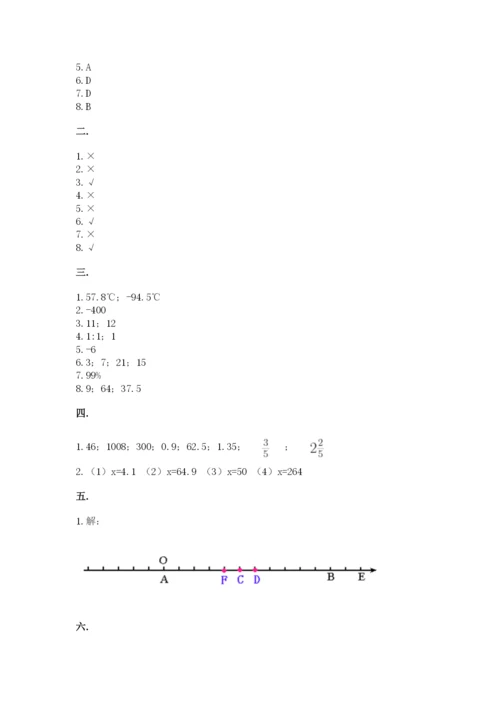 冀教版小升初数学模拟试题及参考答案（a卷）.docx