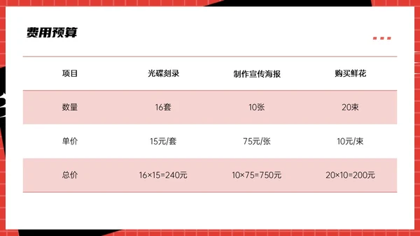 红色简约感恩节活动策划PPT模板